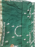 Pure Gaji Silk Khaddi Hendloom Ghatchola Zari Weaving Saree Or Amit