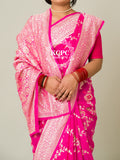 Pure Khaddi Georgette Waterzari Sarees Handloom Banarasi Weaving Saree