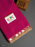 Kcpc Originals Mothda Gotapatti Jodhpuri Leheriya Georgette Sarees With Blouse Kcpc Saree