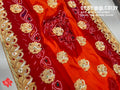 Bridal Marriage Chunri Piliya Pomcha Odhna Nr Kcpc (Pure Georgette Fabric) Pila