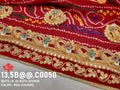 Marwadi Bhaat Ki Chunri Belbuti Odhna Or Kc (Pure Georgette Fabric) Pila