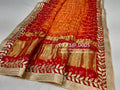 Rajasthani Traditional Bandhani Chunri Piliya Dupatta Or Kc Gharchola Silk Pila