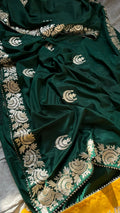 Pure Natural Crepe With Gotapatti Work All Over Saree Amt Or Saree