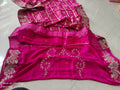 Pure Gajji Silk With Tissue Zero Gotapatti Work Sequence And Zardozi Moti Saree Kcpc Nr Saree