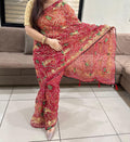 Pure Original Royal Georgette With Kasab Work And Mirror Saree Kcp Saree