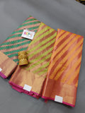 Pure Organza Silk Chit Palu Zari Weaving Saree