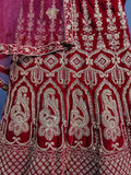 KCPC Designer Bridal Handwork Lehenga Chunni Set Bari Bes