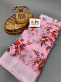 Pure cotton flower kota doriya with zari border saree, KCPC, NR