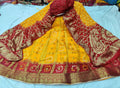 Bandhani Silk Ghatchola Rajasthani Latest Jaipuri Lehenga Chunni Set Nr Kml Lehenga