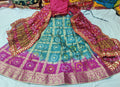 Bandhani Silk Ghatchola Rajasthani Latest Jaipuri Lehenga Chunni Set Nr Kml Rama Rani Lehenga