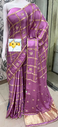 Pure Gajji Silk Fabric Saree Sth Nr Piyazi