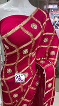 Pure Gajji Silk Fabric Saree Sth Nr