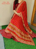 Ghatchola Art Silk Bandhej Gotapatti Dupatta Kcpc Or Red