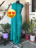 Bandhani Silk Salwar Suit Or Kcpc Rama Suits