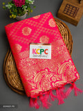 Kcpc Exclusive Ajrakh Shikara Pallu Style Kcpc Banarasi Jackard Silk Saree With Blouse Kcp Red