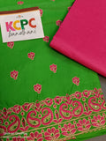 New arrival cotton slub embroidery salwar suit