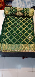 Latest gharchola banarasi silk fabric with full heavy zari work saree kml