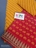 New arrival cotton batik print bagru print salwar suit material