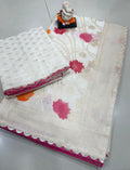 New Khaddi Silk with Kashmiri Weaving saree